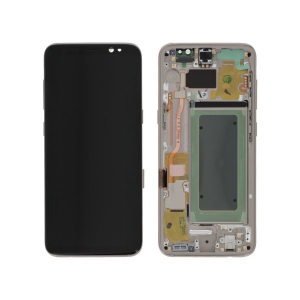 Ecrã Display Dourado para Samsung Galaxy S8 (G950F) (SERVICE PACK)