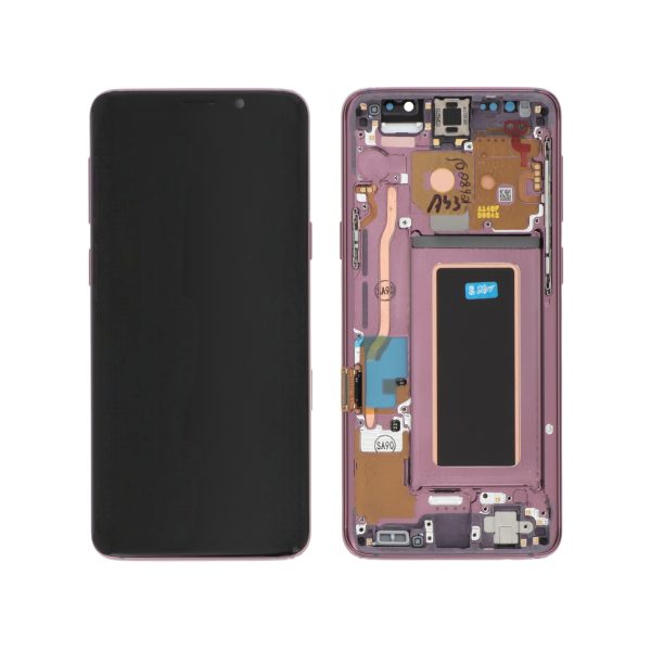 Ecrã Display Roxo para Samsung Galaxy S9 (G960F) (SERVICE PACK)
