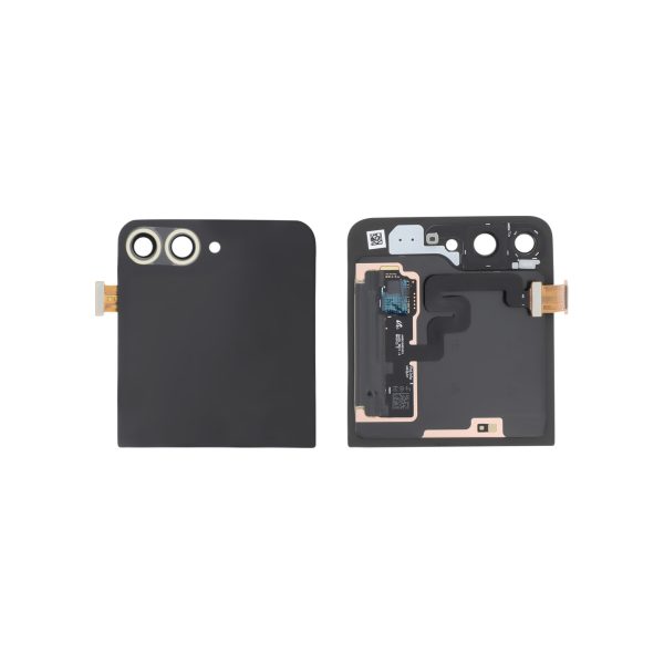 Tampa Traseira Superior Amarela para Samsung Galaxy Z Flip6 (F741B) (SERVICE PACK)