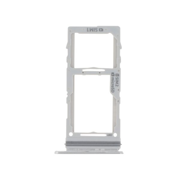 Gaveta cartão SIM branca para Samsung Galaxy S20+ (G985F/G986B) (SERVICE PACK)