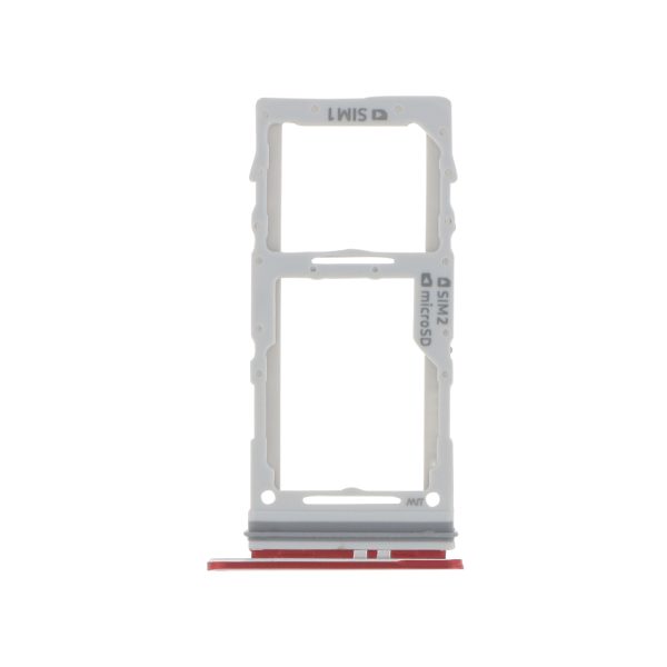 Gaveta SIM Vermelha para Samsung Galaxy S20+ (G985F/G986B) (SERVICE PACK)