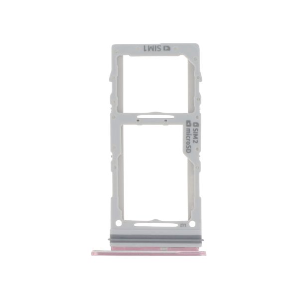 Gaveta do Cartão SIM Rosa para Samsung Galaxy S20 (G980F/G981B) (SERVICE PACK)