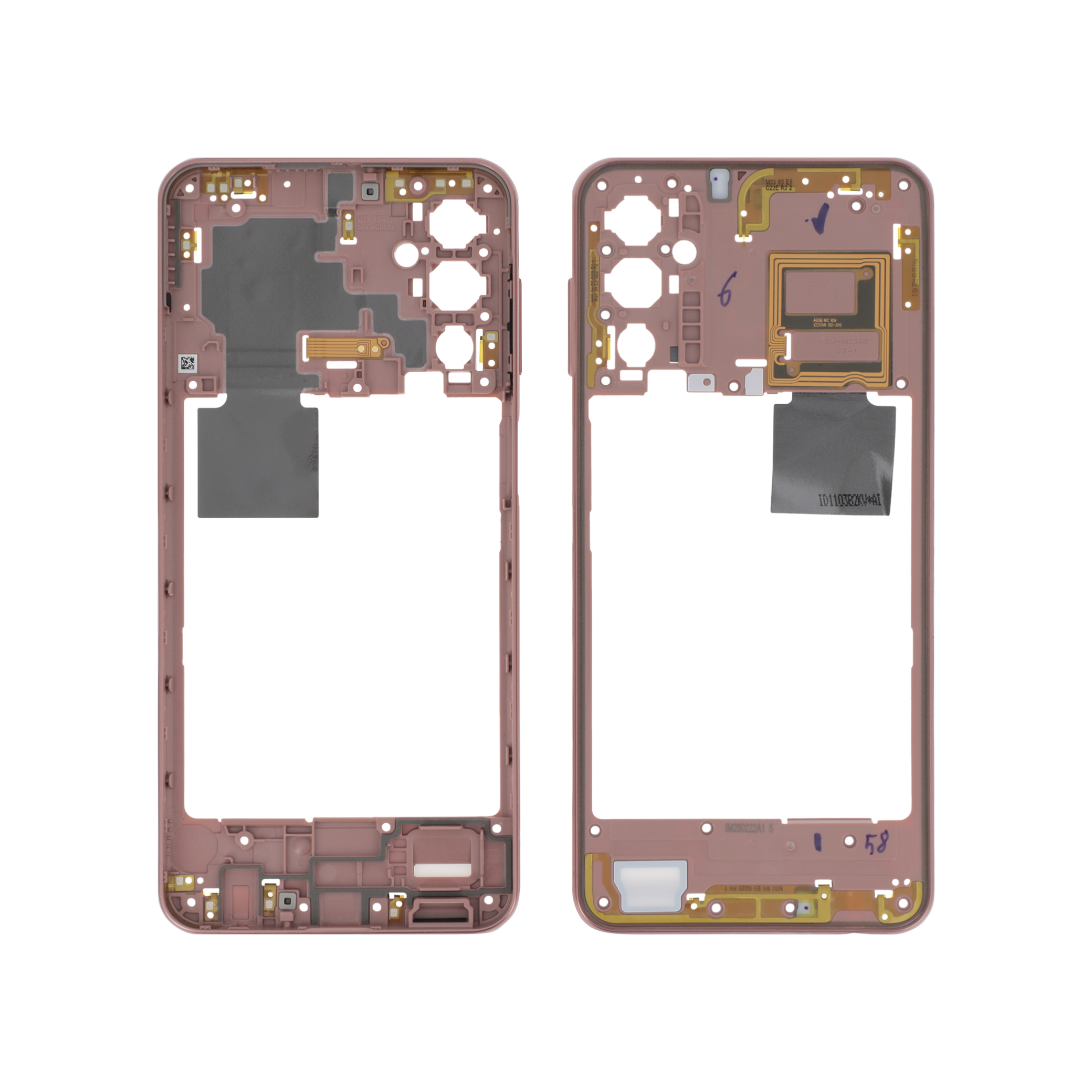 gh98-47400b-0000 Frame para Samsung Galaxy M23 5G Laranja (M236B) (SERVICE PACK) - Image 1