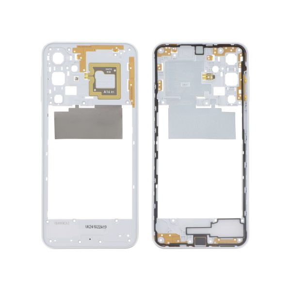 Frame Central Cinzento para Samsung Galaxy A16 (A166B) (SERVICE PACK)