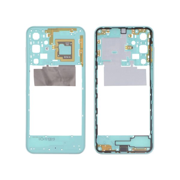 Frame Central Turquesa para Samsung Galaxy A16 (A166B) (SERVICE PACK)