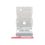 Gaveta do cartão SIM para Samsung Galaxy S25/S25+ - Coral (SERVICE PACK)