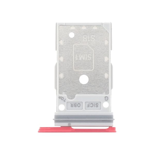 Gaveta do cartão SIM para Samsung Galaxy S25/S25+ - Coral (SERVICE PACK)