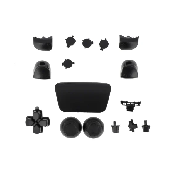 Kit 16 Botões para PS5 Comando DualSense (Preto)