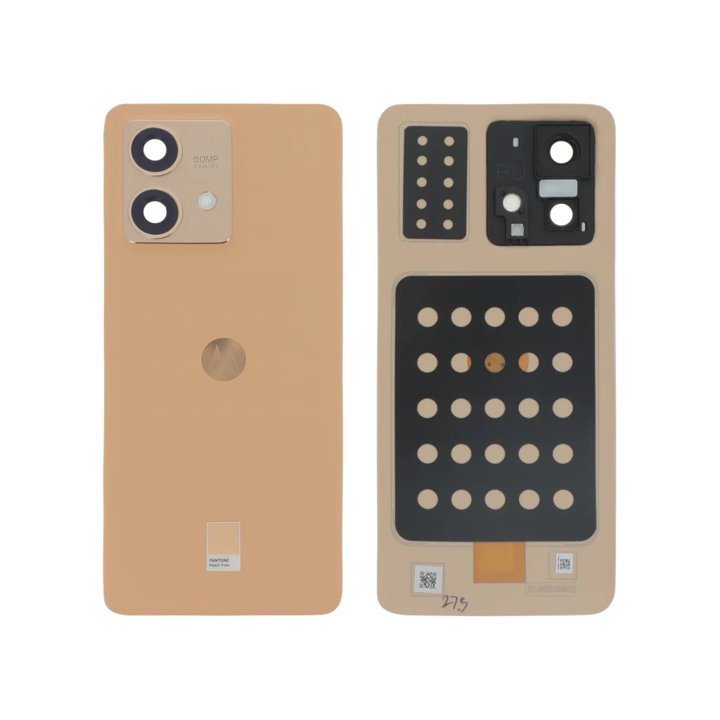 Tampa Traseira Laranja para Motorola 40 Edge Neo (SERVICE PACK)