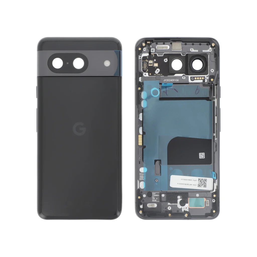 Tampa Traseira para Google Pixel 8 - Preta Volcanic (SERVICE PACK)