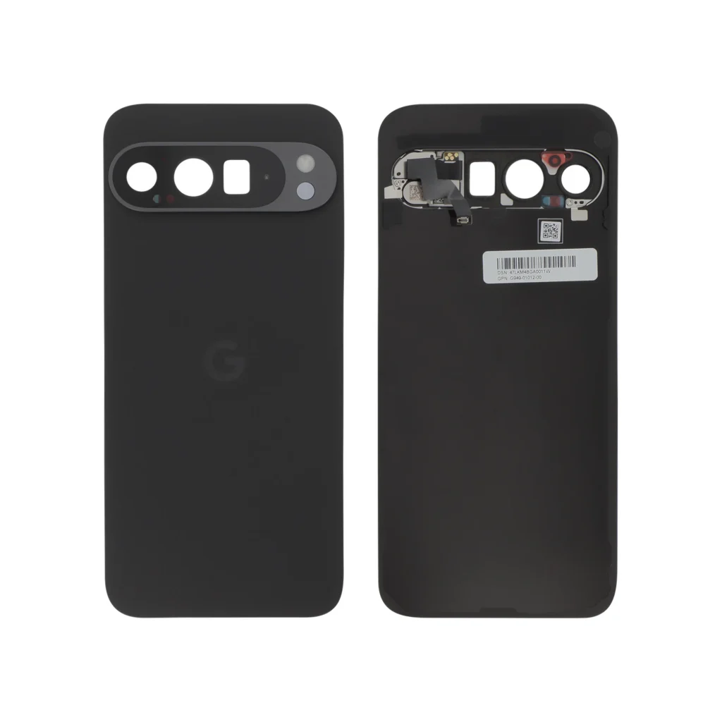 Tampa Traseira para Google Pixel 9 Pro XL - Preta Volcanic (SERVICE PACK)
