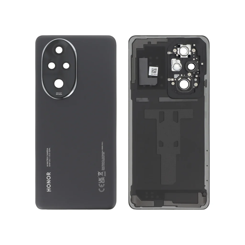 Tampa Traseira para Honor 200 Pro — Preta (SERVICE PACK)