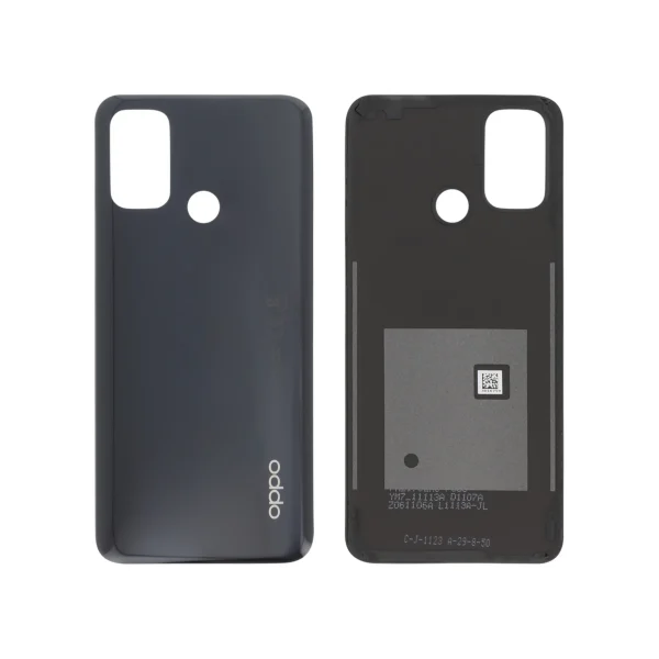 Tampa Traseira para Oppo A53/A53s - Preta (SERVICE PACK)