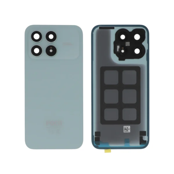 Tampa Traseira para Xiaomi Poco F8 Pro - Azul (SERVICE PACK)