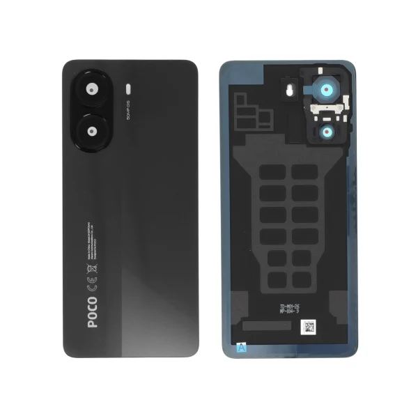 Tampa Traseira para Xiaomi Poco X7 Pro - Preta (SERVICE PACK)