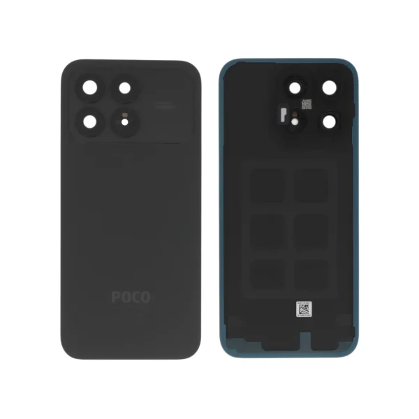 Tampa Traseira Preta para Xiaomi Poco F8 Pro (SERVICE PACK)