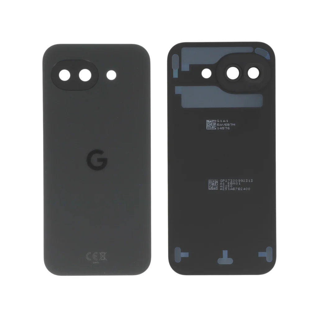 Tampa Traseira Preta Volcanic para Google Pixel 10a (SERVICE PACK)