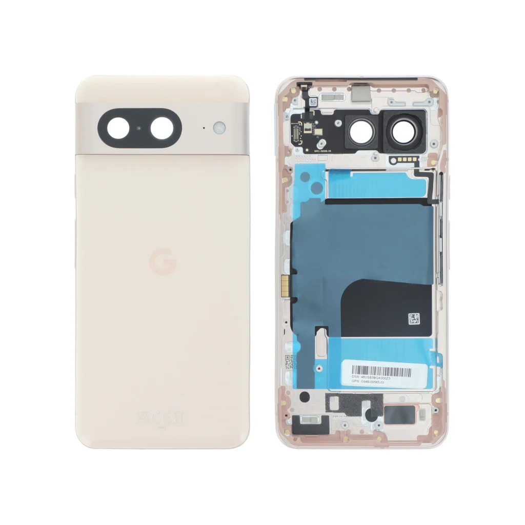 Tampa Traseira Rosa para Google Pixel 8 (SERVICE PACK)