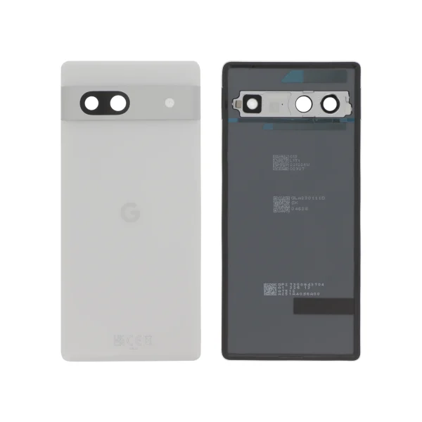 Tampa Traseira Tampa Traseira Branca para Google Pixel 7A (SERVICE PACK)