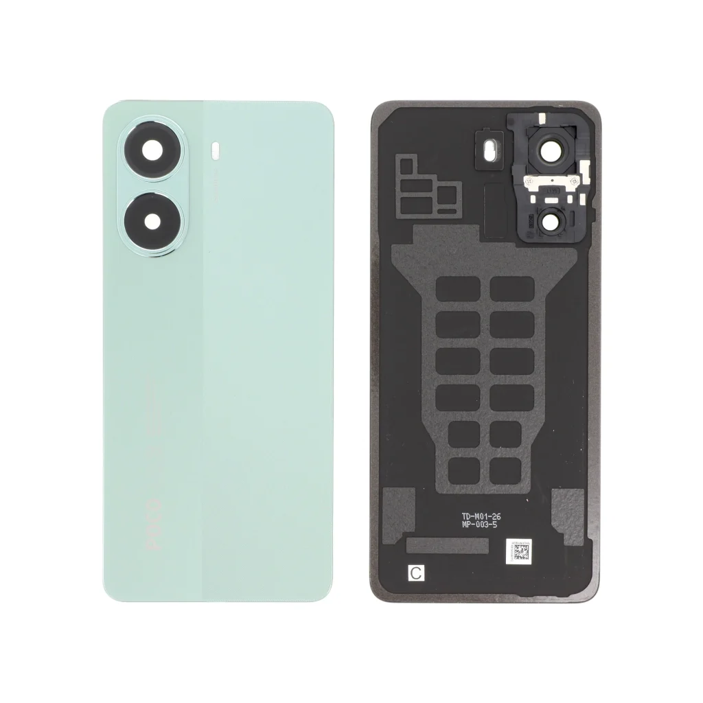 Tampa Traseira Verde para Xiaomi Poco X7 Pro (SERVICE PACK)