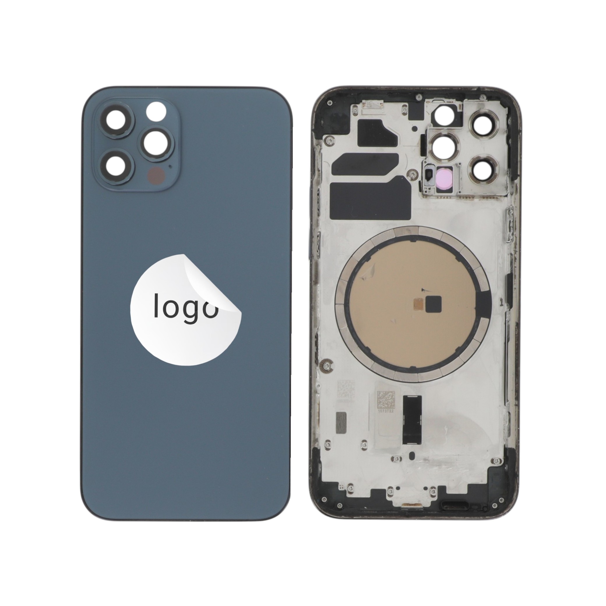 2-3667075247098-0000_1_33 Frame Completo Azul para iPhone 12 Pro Retirado (Grade C) - Image 1