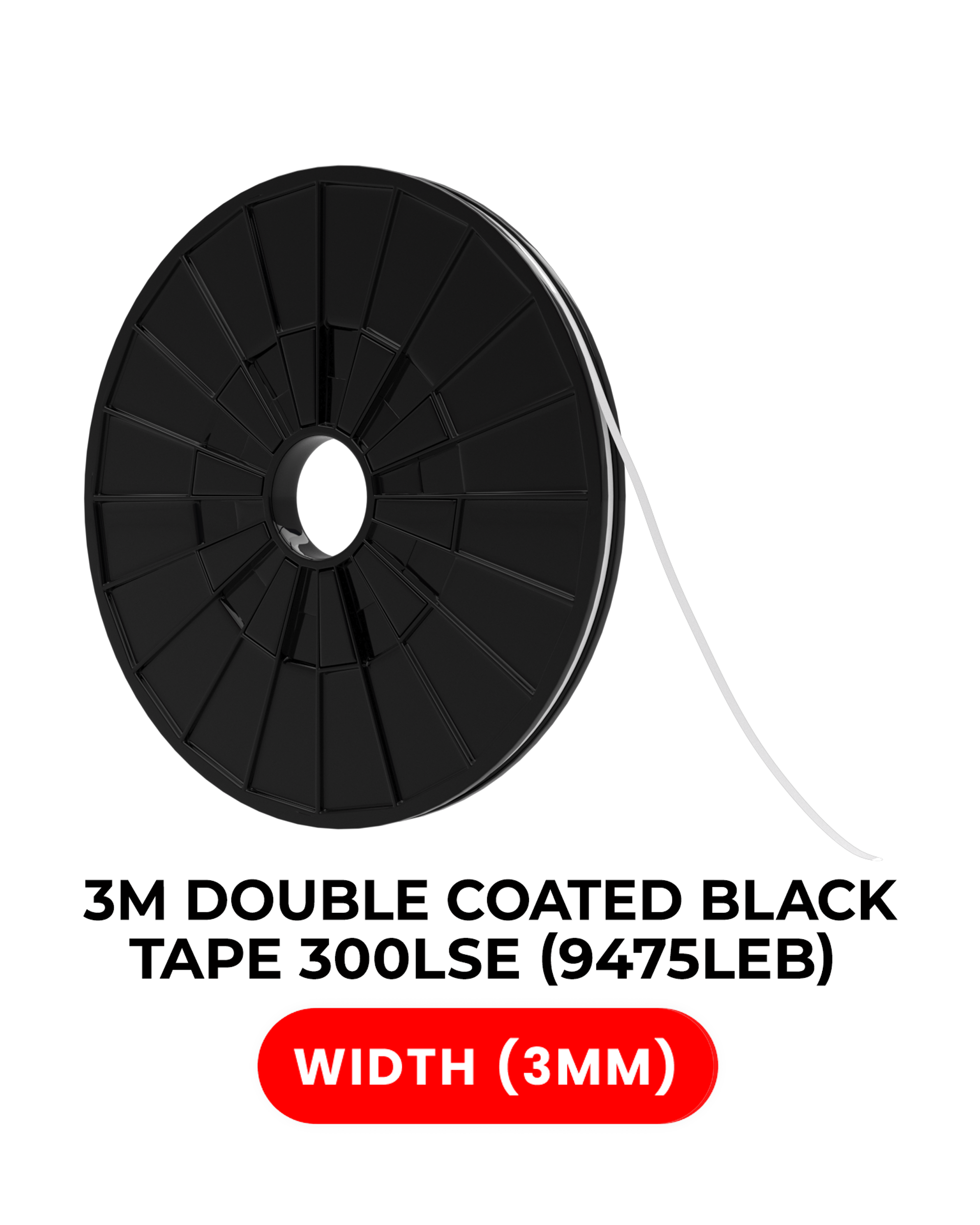 Fita Adesiva de Dupla Face em Poliéster 300LSE de Alta Resistência – 3 mm × 25 m (Ref. 9475LEB)-1 Fita Adesiva de Dupla Face em Poliéster 300LSE de Alta Resistência – 3 mm × 25 m (Ref. 9475LEB) - Image 1