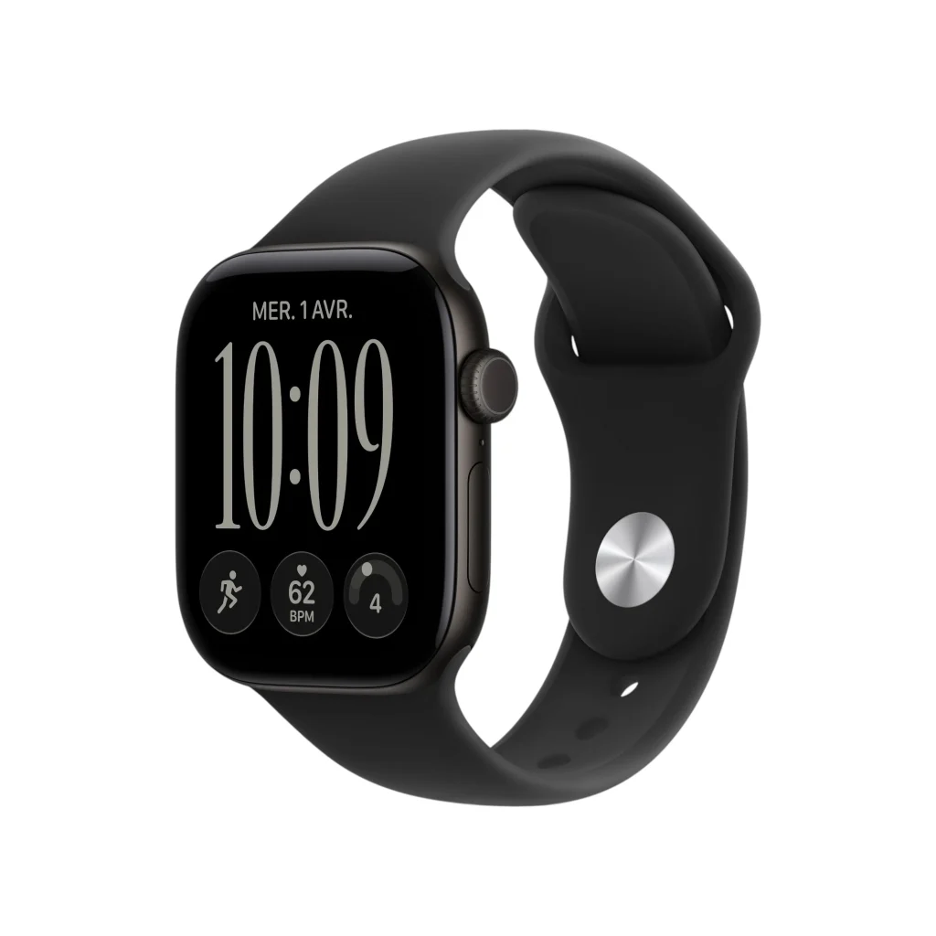 Apple Watch Series 12 46mm Black (GPS) (with Sports Band Black) (M/L)