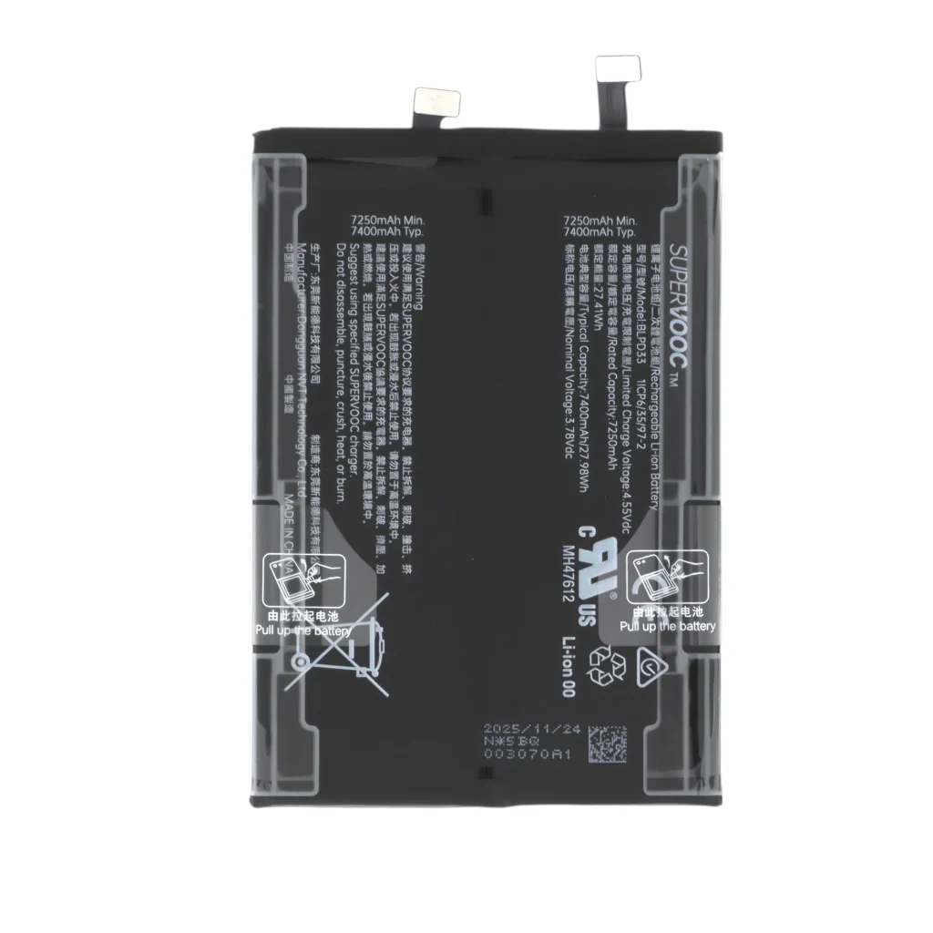Bateria BLPD33 para OnePlus 15R (SERVICE PACK)