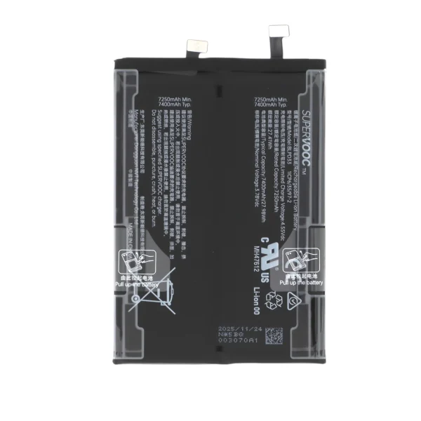 Bateria BLPD33 para OnePlus 15R (SERVICE PACK)