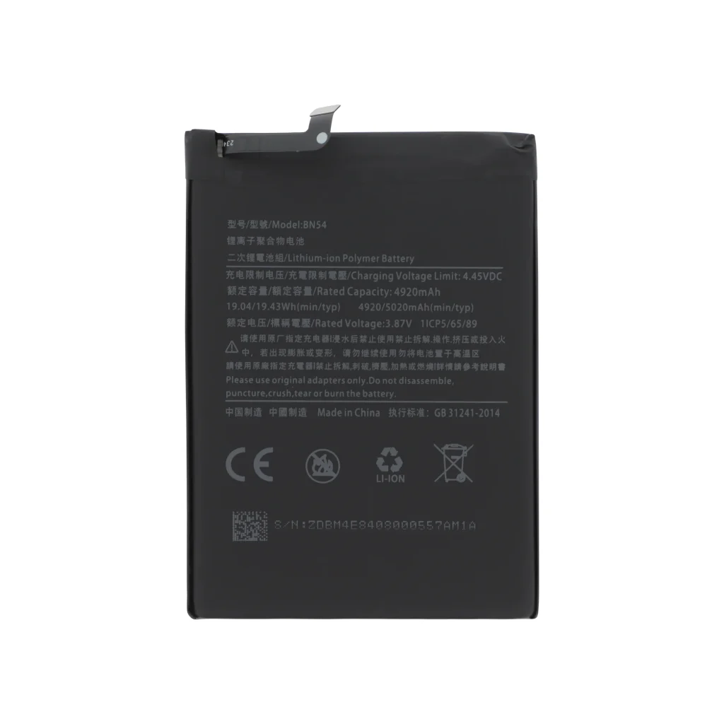 Bateria BN54 para Xiaomi Redmi Note 9