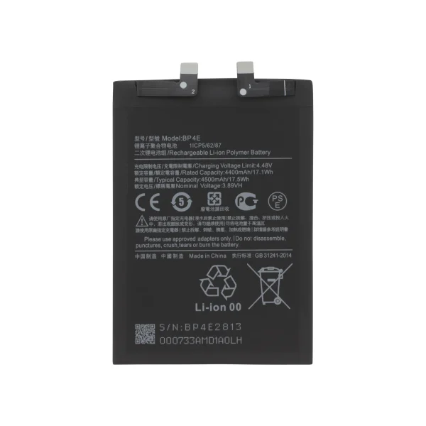 Bateria BP4E para Xiaomi 13 Lite
