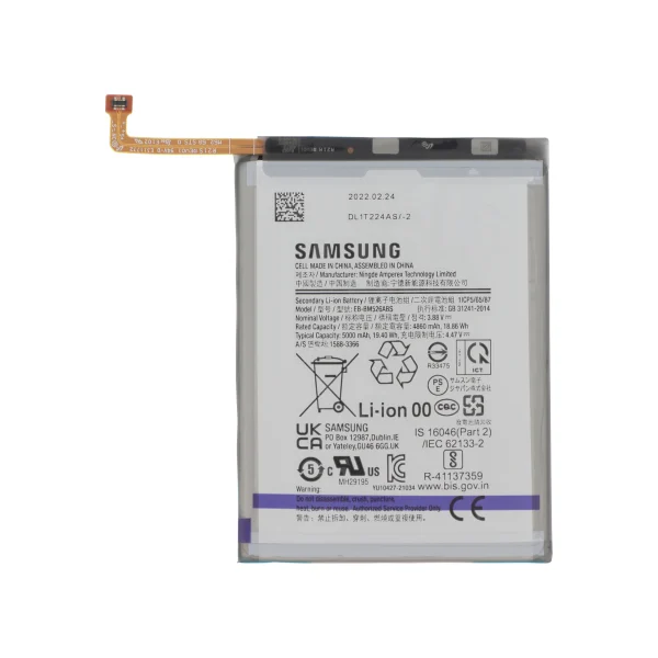 Bateria EB-BM526ABS para Galaxy M23 (M236B) (SERVICE PACK)
