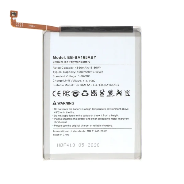 Bateria para Galaxy A16 4G (A165F) - Samsung