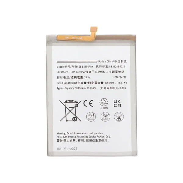 Bateria para Samsung Galaxy A15 4G/5G (A156B)