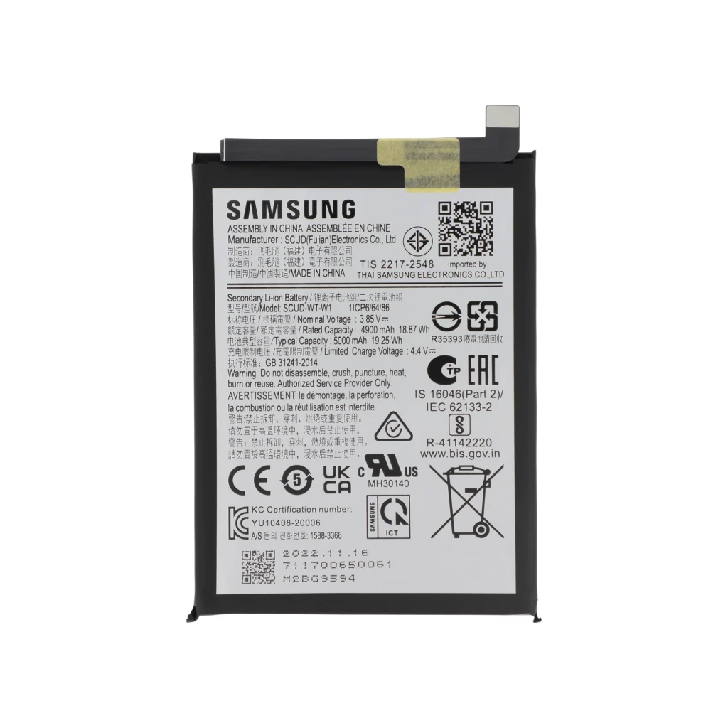 Bateria para Samsung Galaxy A22 5G (A226B) — EB-BA226ABY (SERVICE PACK)