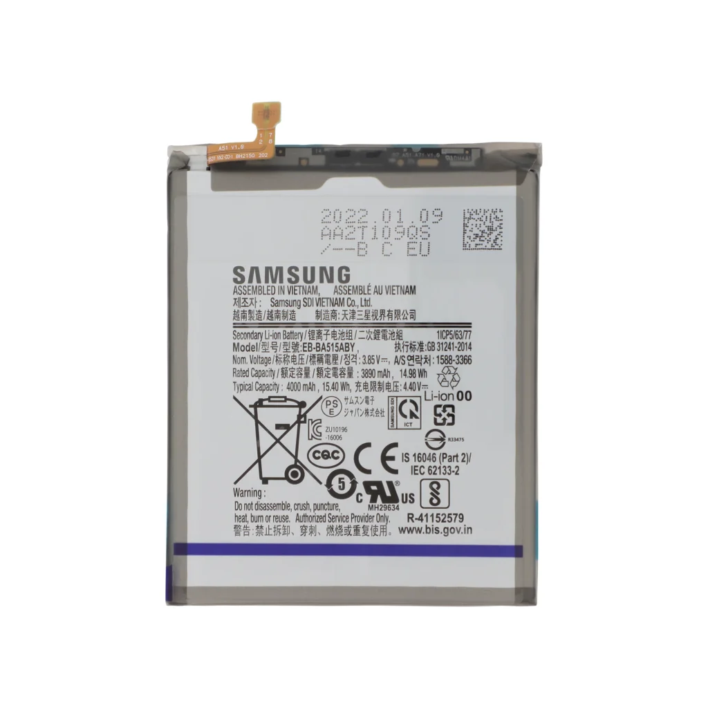 Bateria para Samsung Galaxy A51 EB-BA515ABY (SERVICE PACK)