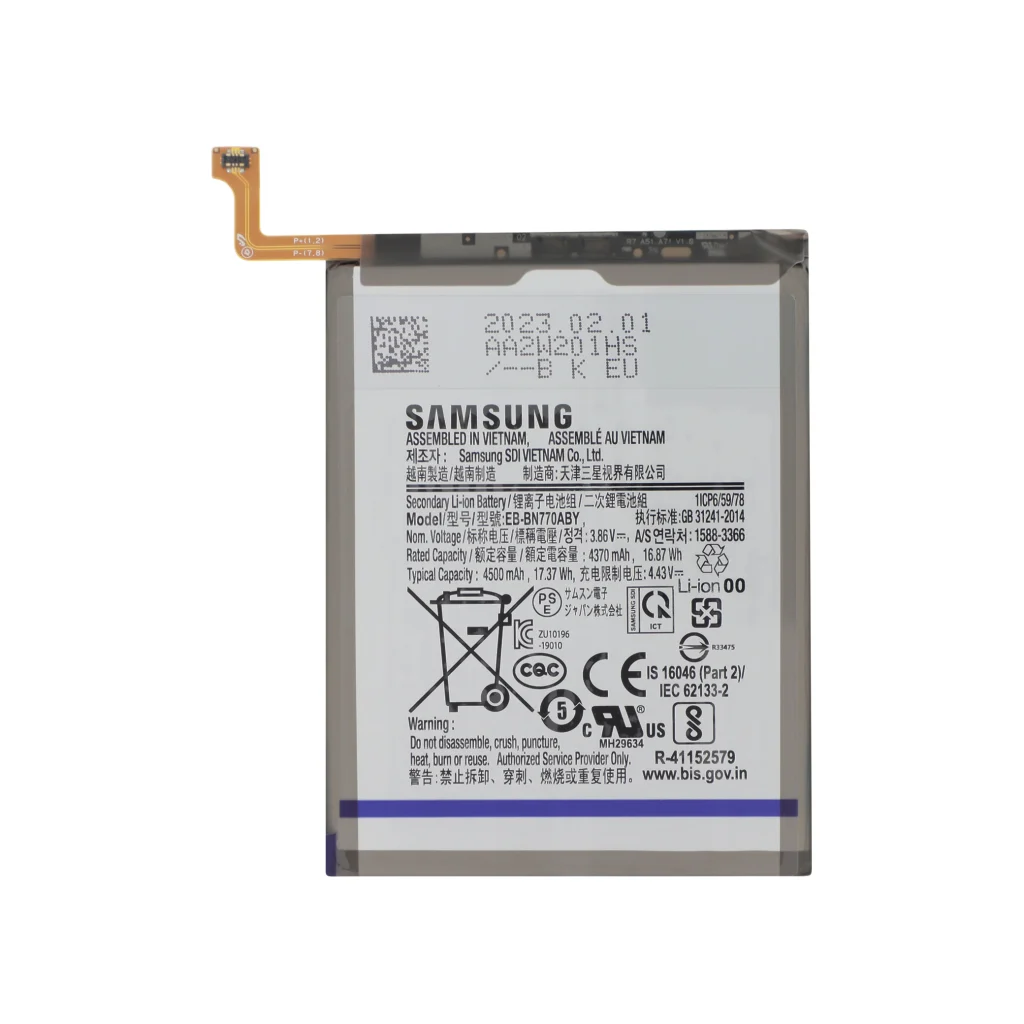 Bateria para Samsung Galaxy Note 10 Lite EB-BN770ABY (SERVICE PACK)
