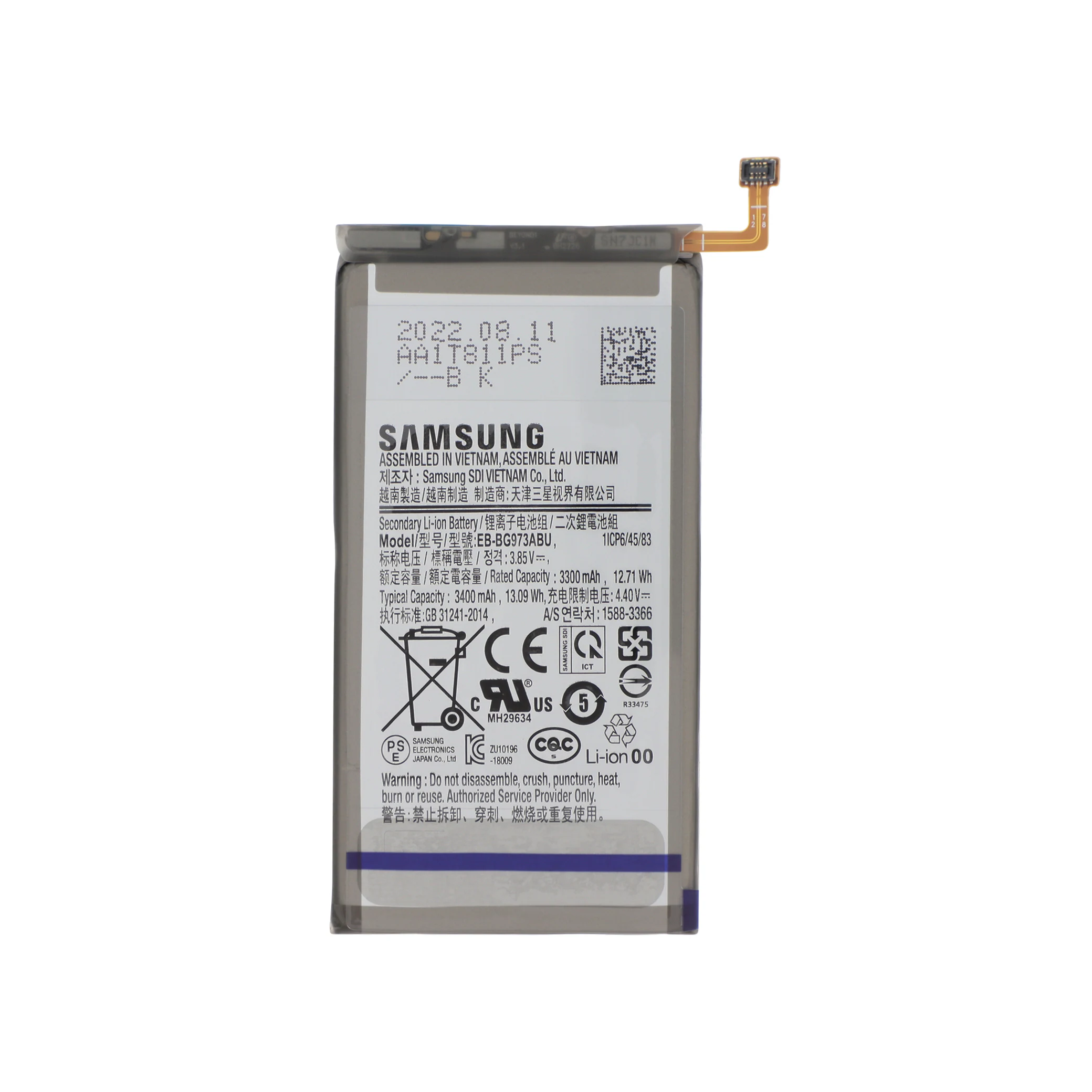 bateria-para-samsung-galaxy-s10-eb-bg973abu-service-pack-1-e23089473c Bateria para Samsung Galaxy S10 EB-BG973ABU (SERVICE PACK)