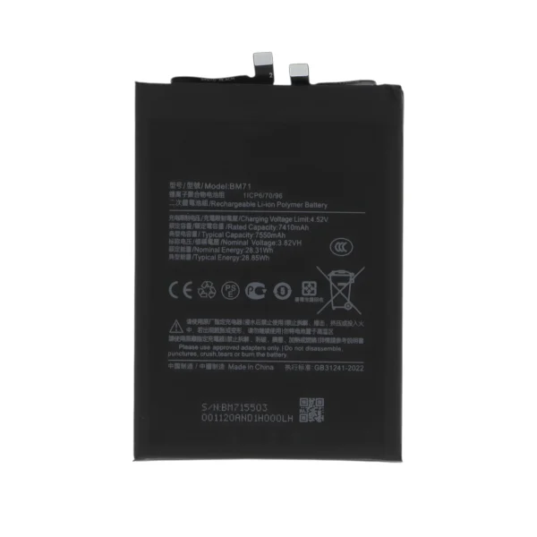 Bateria para Xiaomi Poco F7 5G