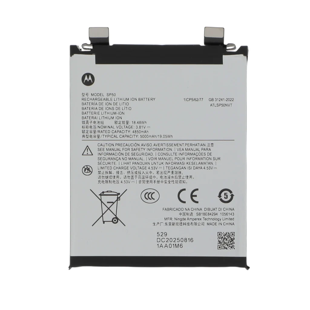 Bateria SP50 para Motorola Edge 60 Neo (SERVICE PACK)