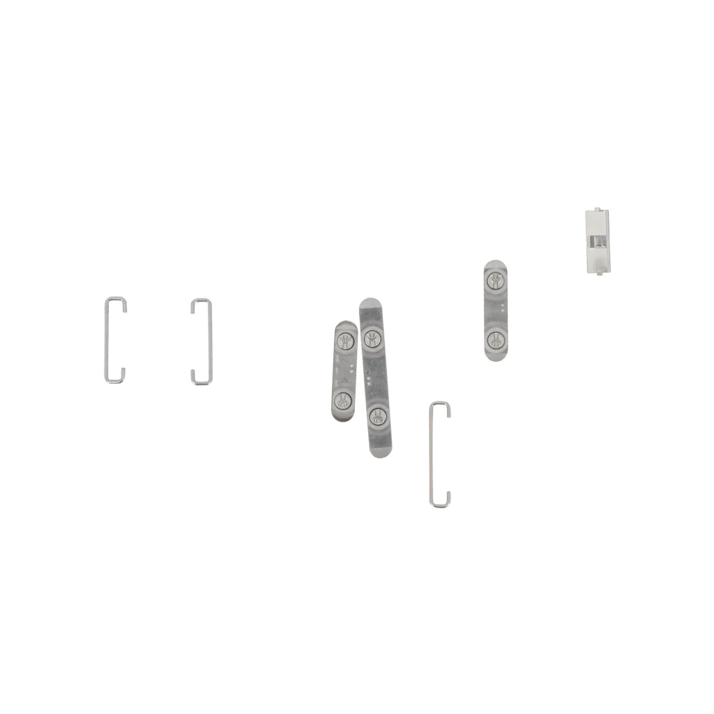 Botões Power/Volume/Switch Prateado para iPhone 14 Pro / 14 Pro Max
