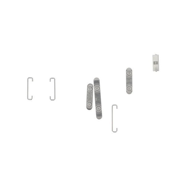 Botões Power/Volume/Switch Prateado para iPhone 14 Pro / 14 Pro Max