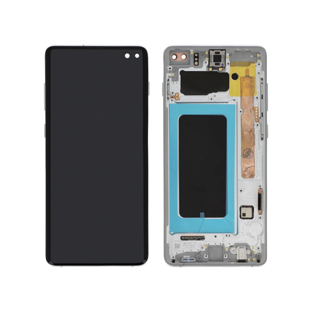 Ecrã Display Branco para Samsung Galaxy S10+ (G975F) com Frame - OEM ReLife