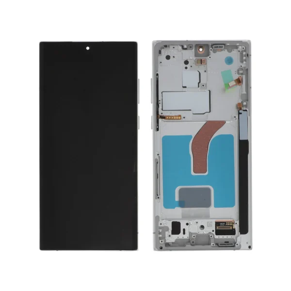 Ecrã Display Branco para Samsung Galaxy S22 Ultra (S908) (Soft OLED)