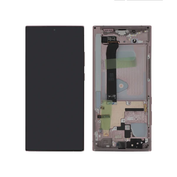 Ecrã Display Bronze para Samsung Galaxy Note 20 Ultra 5G (N985F/N986B) (sem Câmara) (SERVICE PACK)