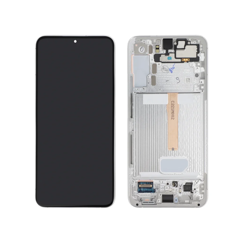 Ecrã Display completo Branco para Samsung Galaxy S22+ (S906) (SERVICE PACK)