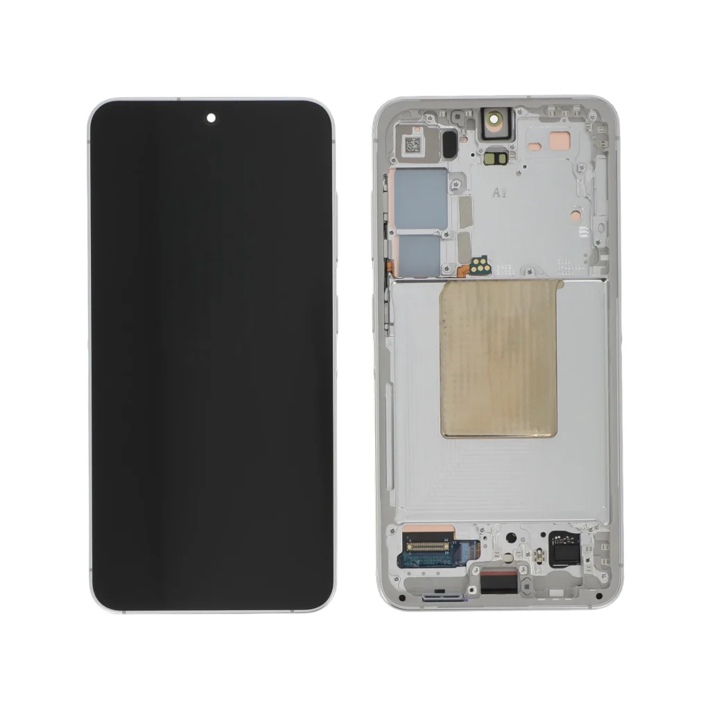 Ecrã Display completo Branco para Samsung Galaxy S24 (S921B) (SERVICE PACK)