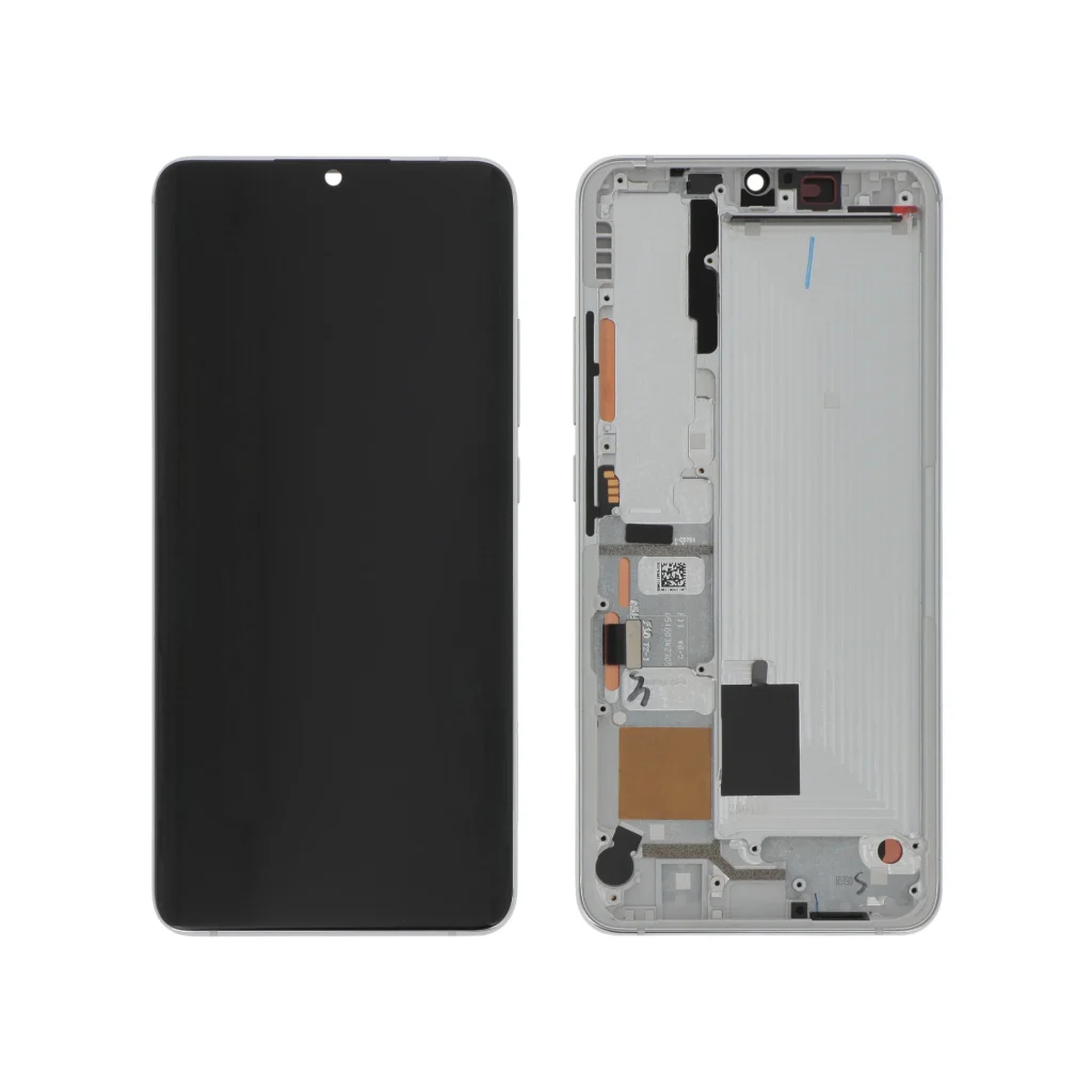 Ecrã Display completo Branco para Xiaomi Mi Note 10 / Mi Note 10 Pro (SERVICE PACK)