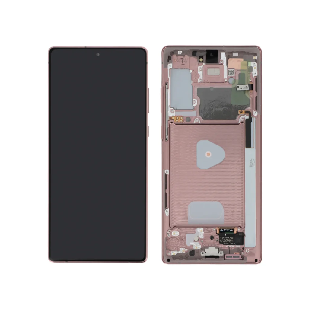 Ecrã Display completo Bronze para Samsung Galaxy Note 20 (N980F/N981B) (SERVICE PACK)