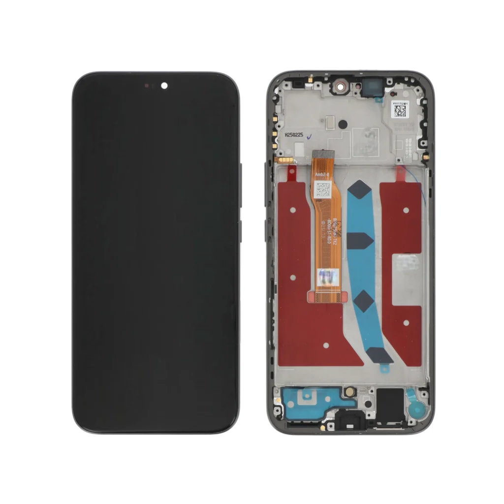 Ecrã Display completo para Honor 400 Lite (Preto) com Frame - OEM ReLife